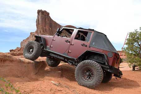 Bruiser Conversions' Easter Jeep Safari Trail run and the WARN 'Big Red' JK  | WARN Industries